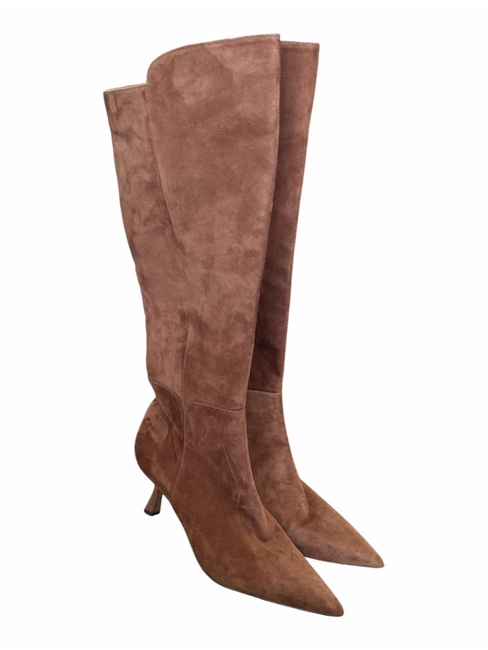 Sam Edelman Brown Suede Over-the-Knee Pointed-Toe Boots